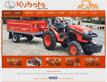 Tablet Screenshot of kubotatraktor.net