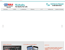 Tablet Screenshot of kubotatraktor.com
